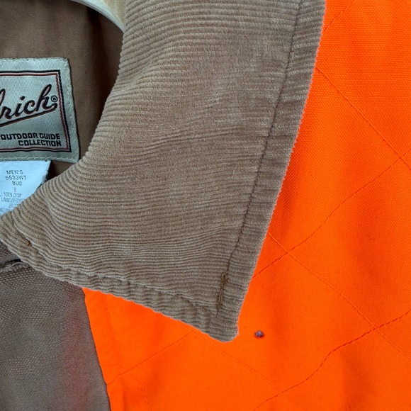 Vtg Woolrich Field Hunting Jacket Large Blaze Orange Heritage Workwear Gorpcore - Picture 7 of 14